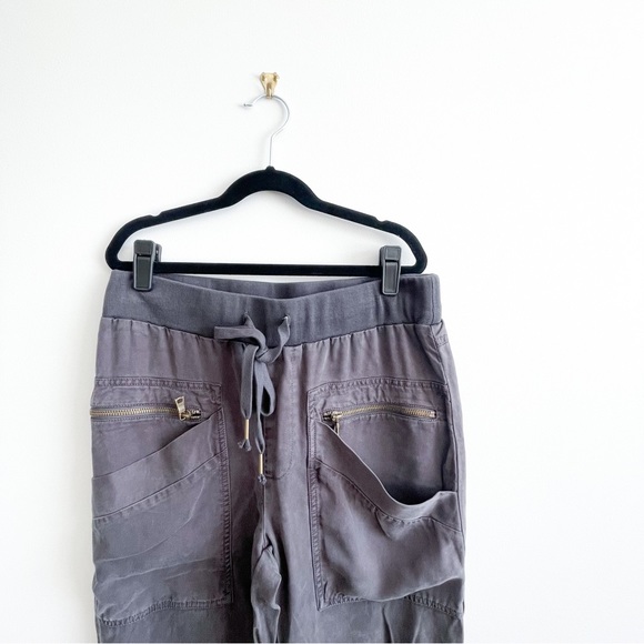 Young Fabulous & Broke YFB Gray Tencel Joggers Drawstring Pants Women's S - Picture 3 of 11